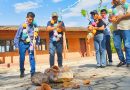 Gobierno entrega obra de enlosetado urbano en la comunidad de Yotaú, municipio El Puente