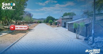Gobierno entrega enlosetado urbano en Yotaú, Santa Cruz.